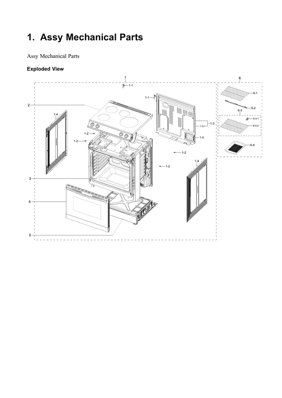 Mechanical parts assy