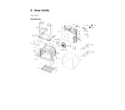 Samsung NE63B8611SG/AA-00 cavity assy diagram
