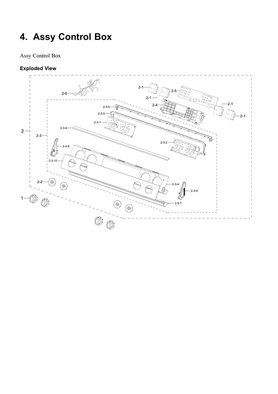 Control box assy