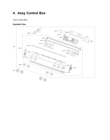 Control box assy