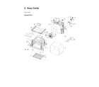 Samsung NE63BB871112/AA-00 cavity assy diagram