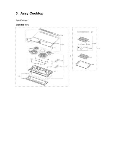 Cooktop assy