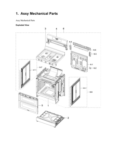 Mechanical parts assy