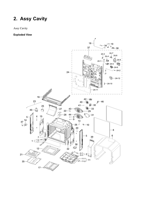 Cavity assy