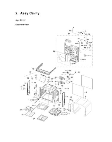Cavity assy