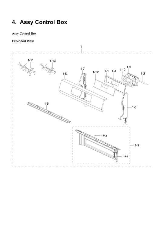 Control box assy