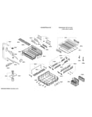 Water supply tube/spray arms/racks