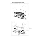 Samsung DVG60M9900V/A3-01 duct exhaust & duct heater assy diagram