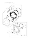 Front frame & door assy