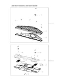 Exhaust duct & heater duct assy