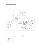 Motor duct assy
