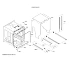 Bosch SHX68T52UC/07 tub/trim diagram