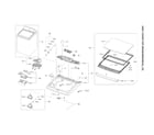 Samsung WA56H9000AW/A2-02 top cover assy diagram