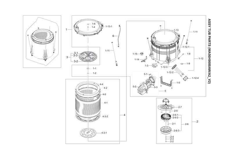Tub assy