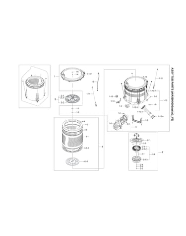 Tub assy