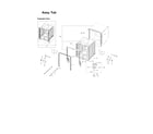 Samsung DW80J7550US/AA-02 tub assy diagram