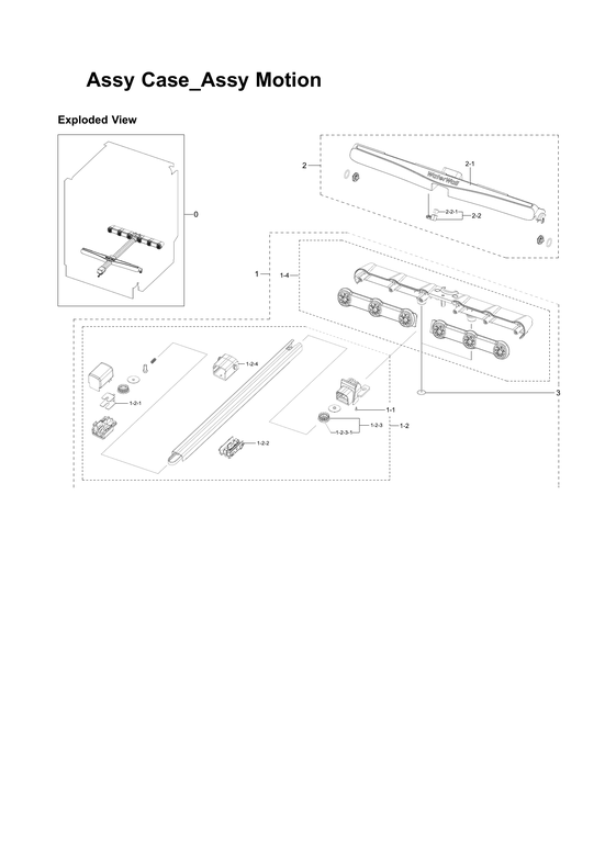 CASE, MOTION ASSY