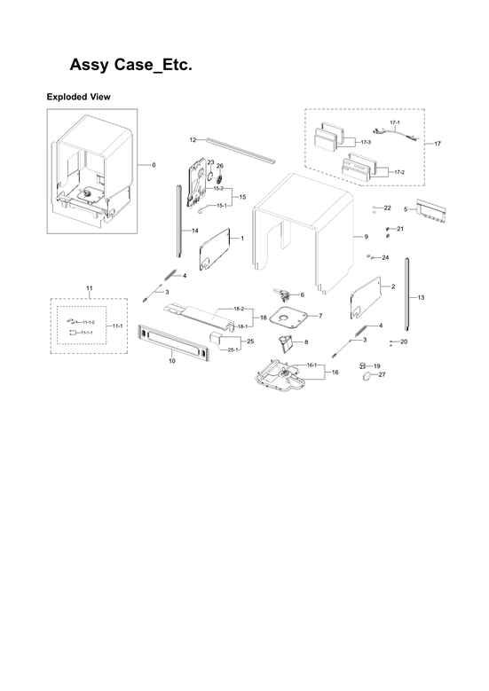 CASE, ETC. ASSY