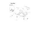 Samsung DW80J7550US/AA-02 base assy diagram