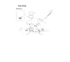 Samsung DW80J7550US/AA-02 sump assy diagram