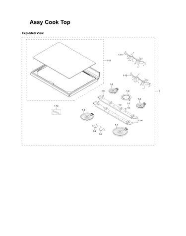 Cooktop assy