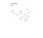 Samsung NE59J7630SW/AA-03 cooktop assy diagram