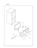 Freezer door parts