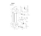 Samsung RH30H9500SR/AA-04 cabinet diagram