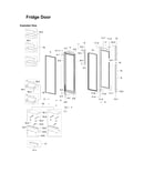 Refrigerator door