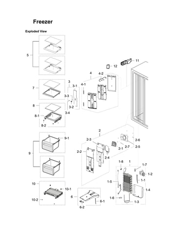 Freezer parts