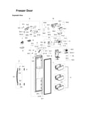 Freezer door parts