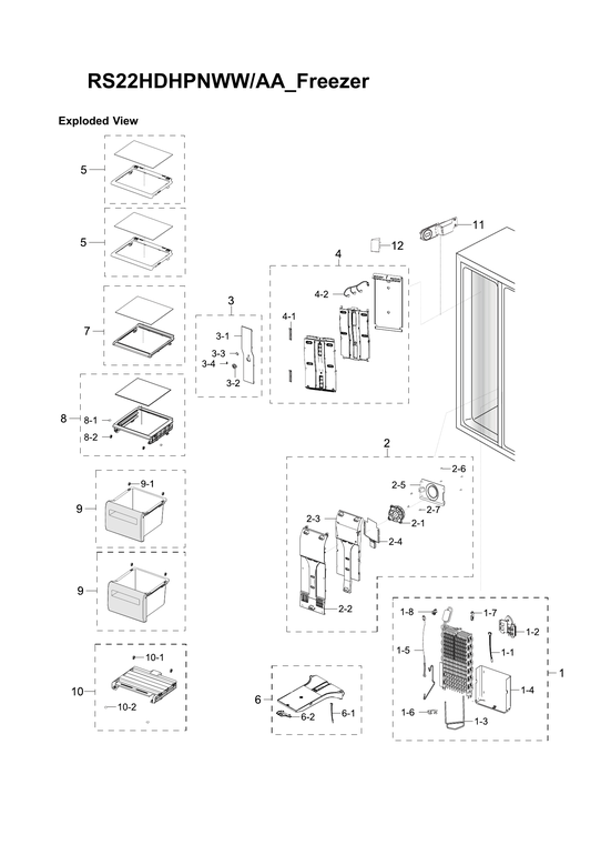 Freezer parts