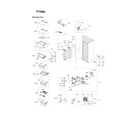 Samsung RS22HDHPNWW/AA-02 refrigerator parts diagram