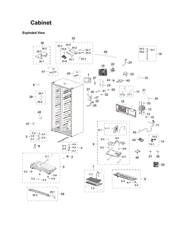 Cabinet parts