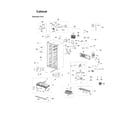 Samsung RS22HDHPNWW/AA-03 cabinet parts diagram