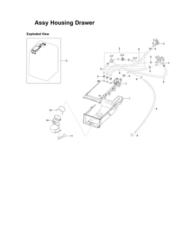 Drawer housing assy