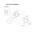 Front frame & door assy
