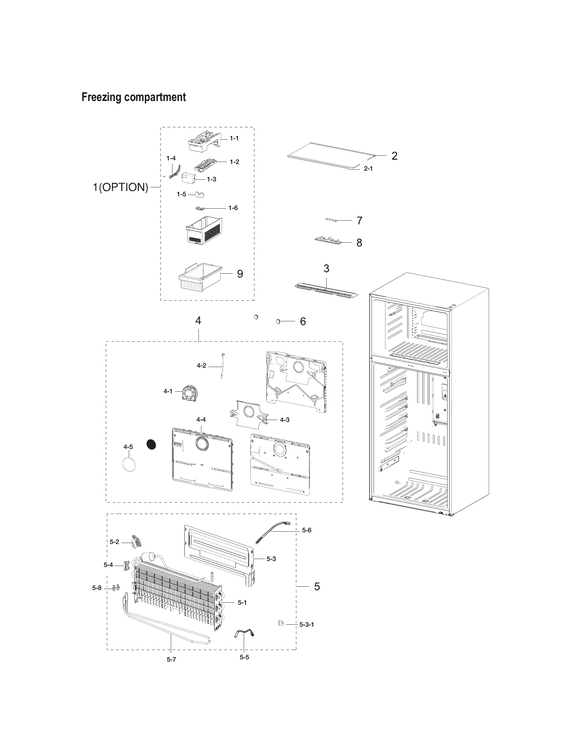 Freezer compartment