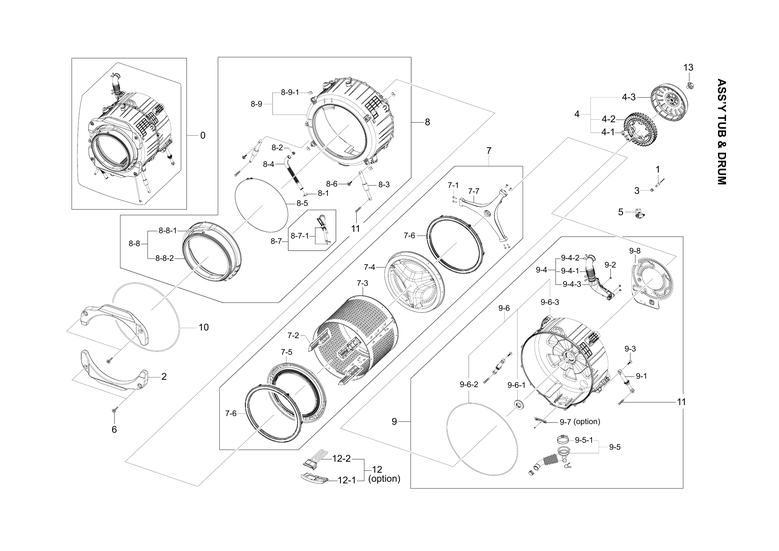 TUB & DRUM ASSY