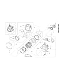 Tub & drum assy