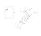 Samsung WF365BTBGWR/A2-00 drawer assy diagram