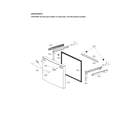 LG SKSFD3613S/00 freezer door parts diagram