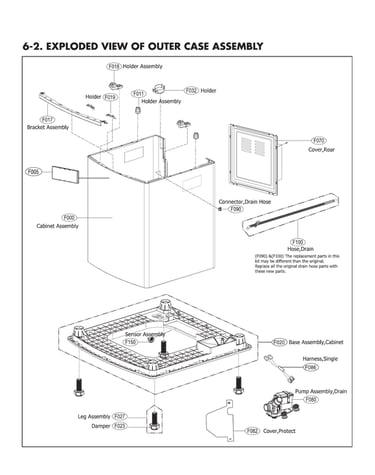 Outer case assy