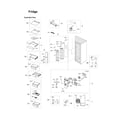 Samsung RS22HDHPNWW/AA-04 refrigerator parts diagram