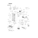 Samsung RS22HDHPNWW/AA-04 cabinet parts diagram