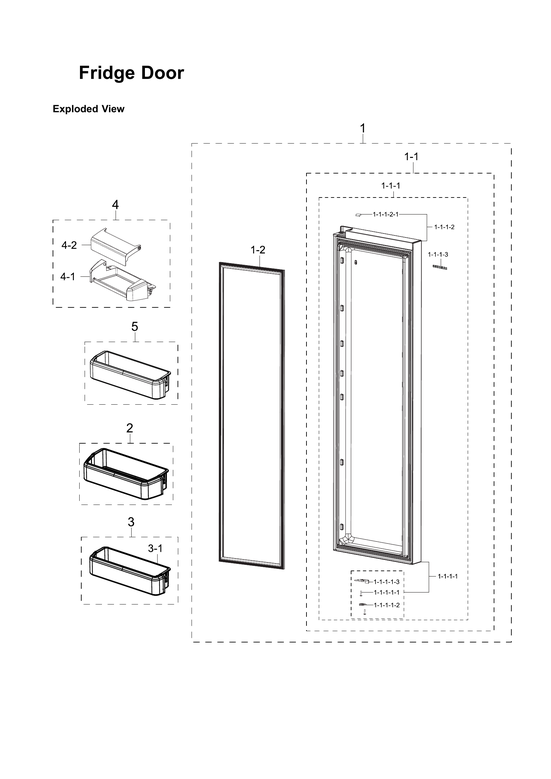 REFRIGERATOR DOOR PARTS