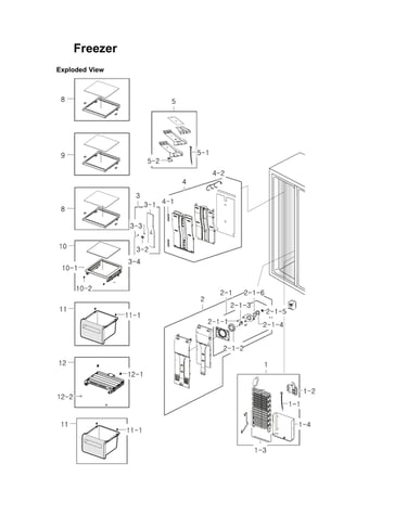 Freezer parts