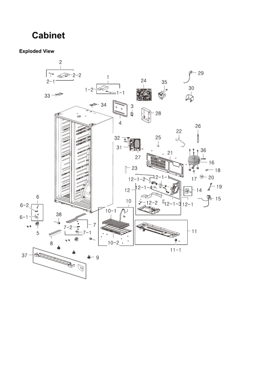 Cabinet parts