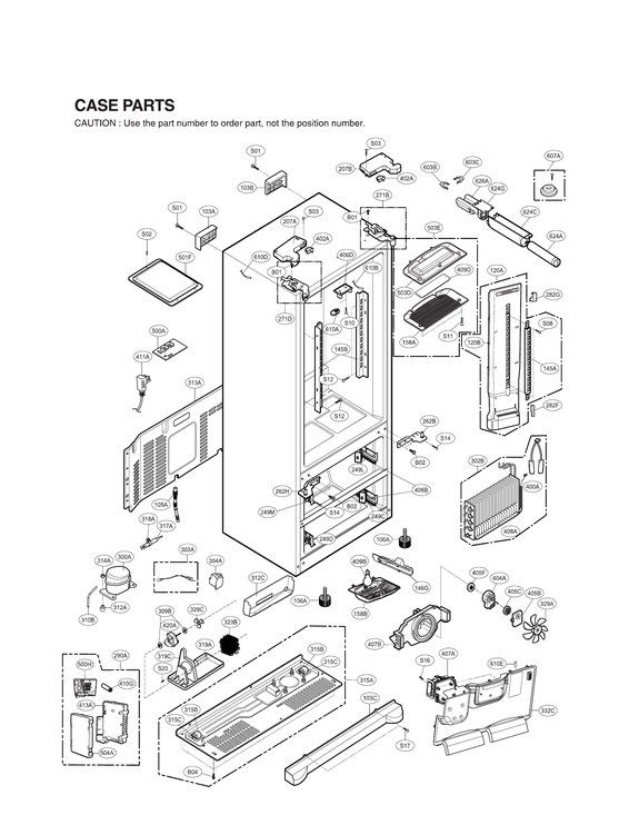 Case parts