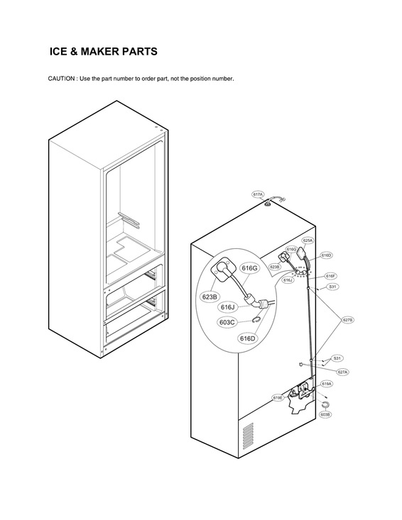 Ice & maker parts